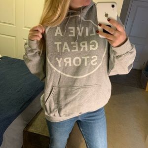 Grey hoodie